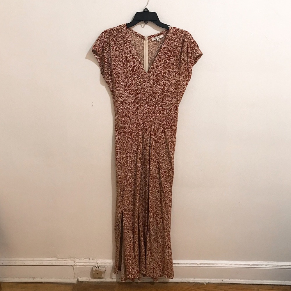 Madewell floral maxi dress